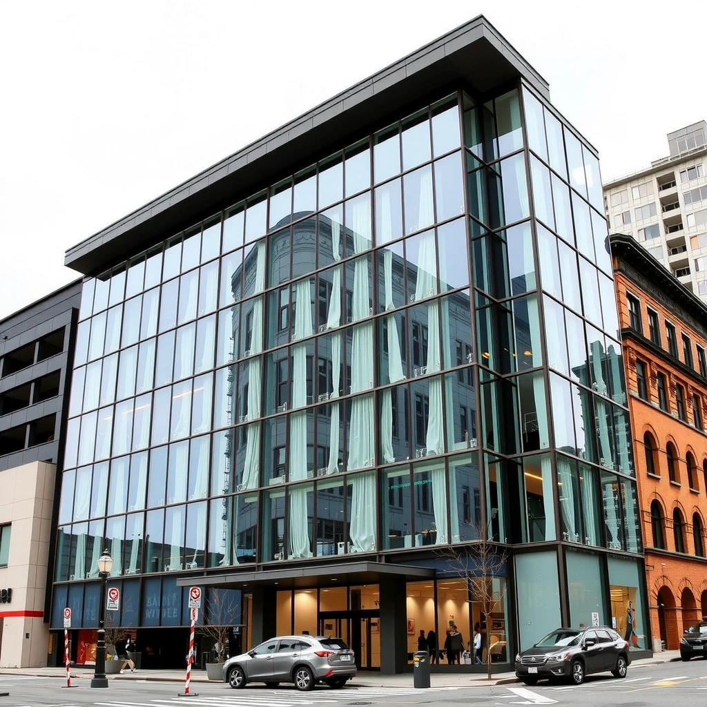 Modern office building representing Sateteak Global Inc headquarters